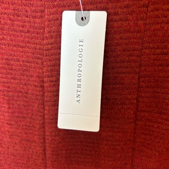 NWT ANTHROPOLOGY DOLAN LEFT COAST PIPER DRESS SMALL BURNT ORANGE LONG SLEEVE - Picture 4 of 8